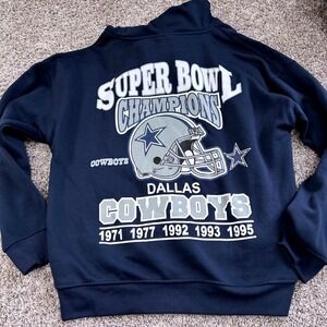 Dallas Cowboys Super Bowl Champions Hoodie NFL Football Size L